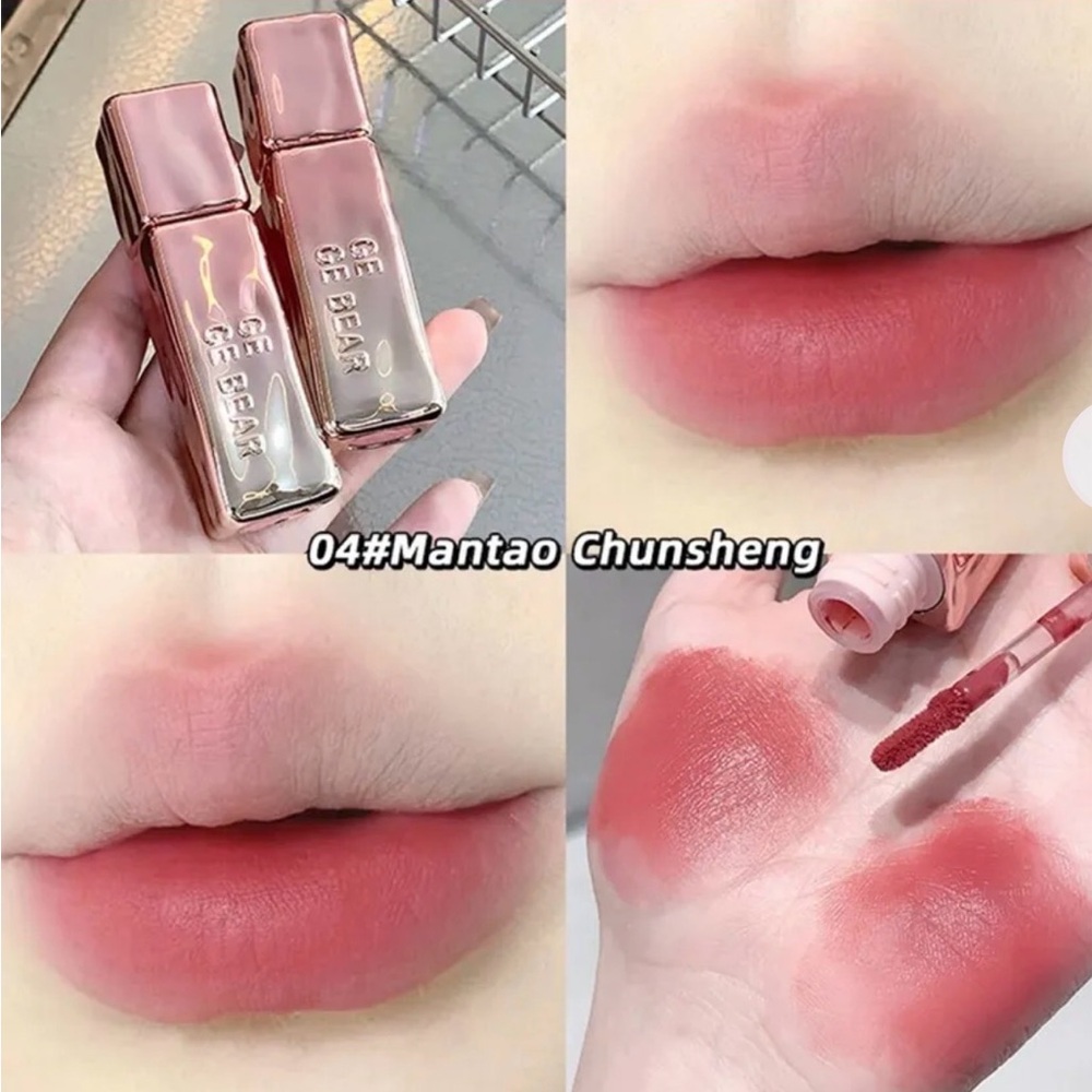 Gege Bear Velvet Fog Matte Air Lip Mud - Color #4